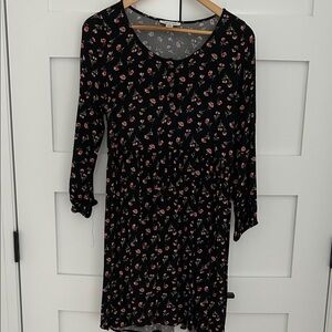 American Eagle Outfitters Black Floral Dress